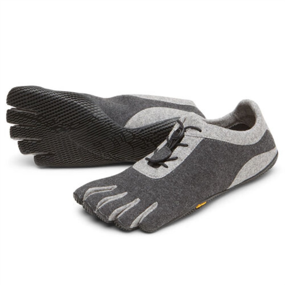 Kso Eko Yün Kadın Vibram Açık Gri-siyah