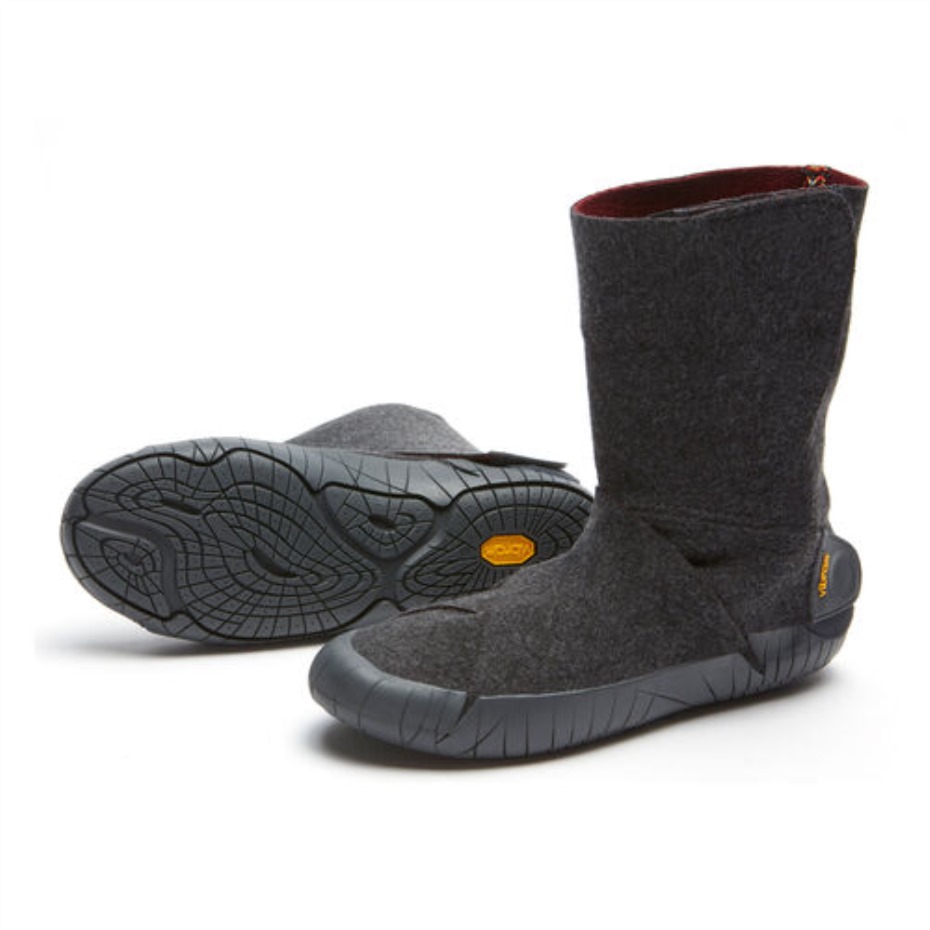 Vibram Gri Furoshiki Rusça Bot Ortası Keçe