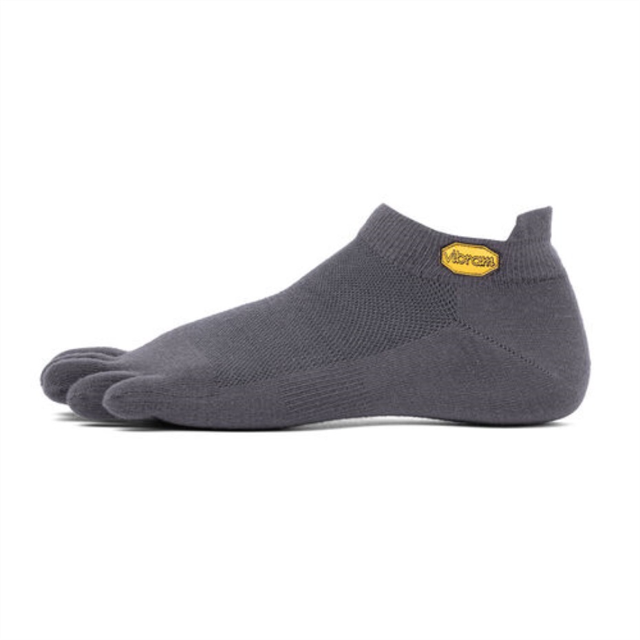 5toe çorap Hiçbir Gösteri Koyu Gri Vibram