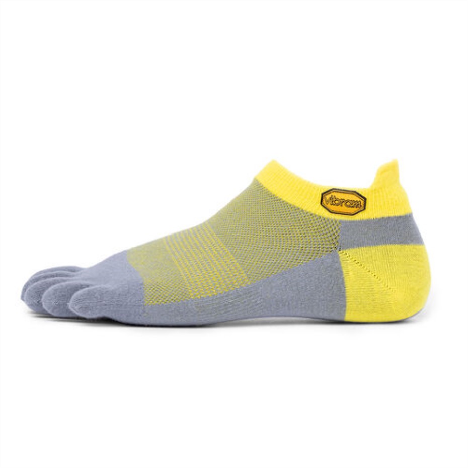 Sarı-gri 5 Parmaklı çorap Vibram Yok