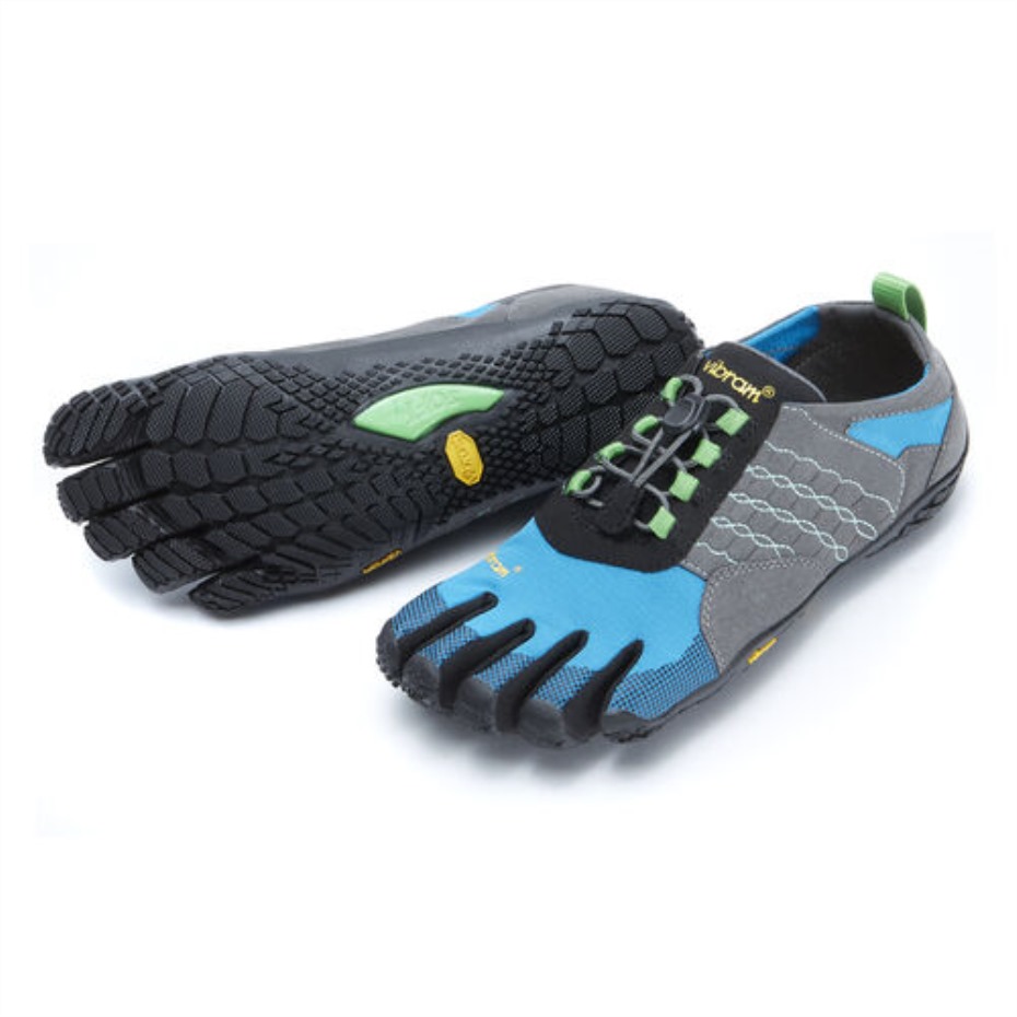 Trek Tırmanış Kadın Gri-mavi-yeşil Vibram