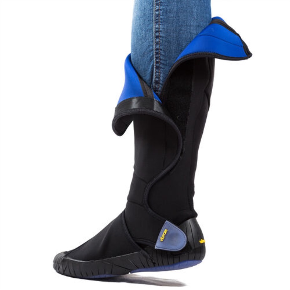 Furoshiki Neopren çizme Yüksek Vibram Siyah-mavi