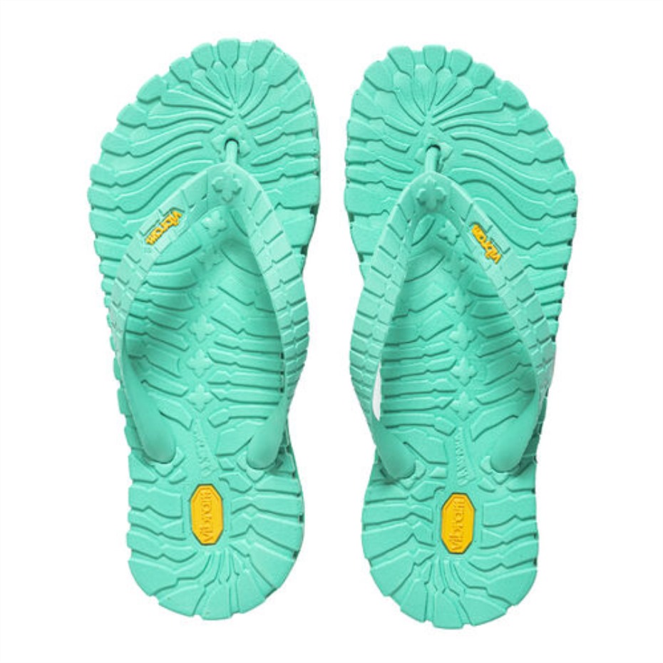 Tropikal Tank Sandalet Vibram Su Yeşili