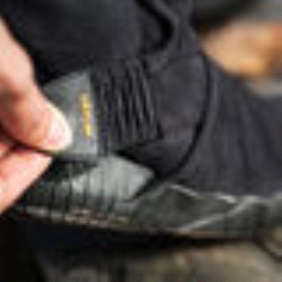 Siyah Furoshiki Doğu Gezgin Klasik Shearling Orta çizme Vibram