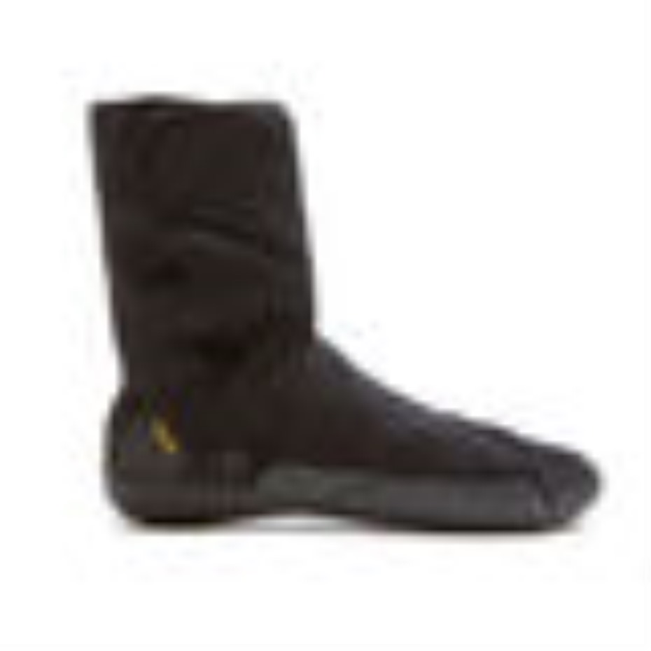 Siyah Furoshiki Doğu Gezgin Klasik Shearling Orta çizme Vibram