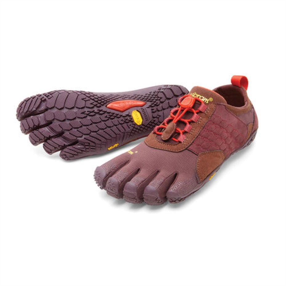 Vibram üzüm Kırmızısı Trek Tırmanış Kadınları